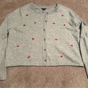 Wild Fable Gray Knit Cardigan